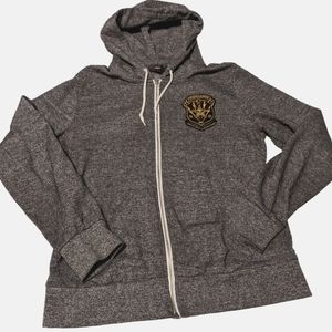 OBEY‎ Propaganda Hoodie. Women's Small. Heather Gray. Excellent condition!